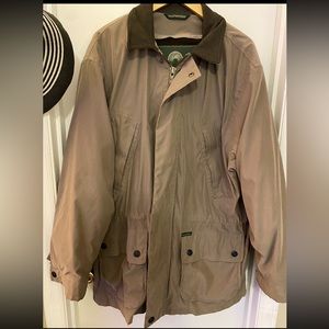 Weathervane by Weatherproof Jacket Men’s  L Blue Long Sleeve Pockets barn coat